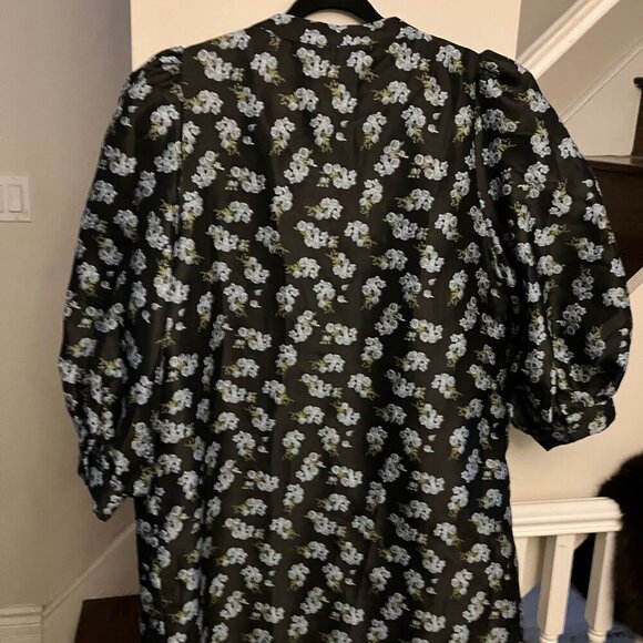 Jacquard Floral Minidress - Picture 6 of 11